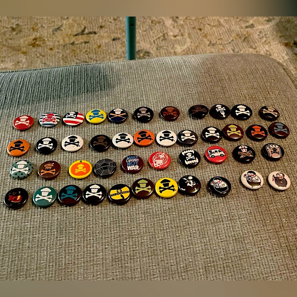Johnny Cupcakes 47 Assorted Button Pins